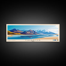 Cargar imagen en el visor de la galería, Cavancha, Chile Panoramic Print, Vacation Gift, Chile Wall Art, Beach Painting, Beach Decor, Large Wall Art, Wood Frame Art
