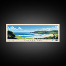 Cargar imagen en el visor de la galería, Coffee Bay, South Africa Panoramic Print, Vacation Gift, South Africa Wall Art, Beach Painting, Beach Decor, Beach Or Lakehouse Art
