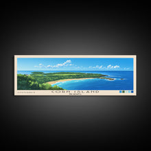 Load image into Gallery viewer, Corn Island, NICARAGUA Panoramic Print, Vacation Gift, NICARAGUA Wall Art, Beach Painting, Beach Decor, Beach Or Lakehouse Art
