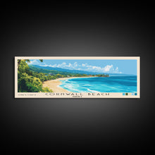 Cargar imagen en el visor de la galería, Cornwall Beach, Jamaica Panoramic Beach Print, Vacation Gift, Jamaica Wall Art, Beach Painting, Beach Decor, Beach Painting
