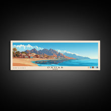 Load image into Gallery viewer, Dahab, Egypt Panoramic Print, Vacation Gift, Egypt Wall Art, Vacation Wall Art, Vacatation Memories, Beach Decor, Beach Or Lakehouse Art
