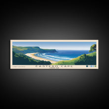 Load image into Gallery viewer, Eastern Cape, Coffee Bay Panoramic Beach Print, Vacation Gift, Coffee Bay Wall Art, Beach Painting, Beach Decor, Beach Painting
