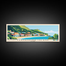 Carregar imagem no visualizador da galeria, Fernandina Island, Ecuador Panoramic Beach Print, Vacation Gift, Ecuador Wall Art, Framed Canvas Print, Framed Beach Painting
