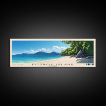 Cargar imagen en el visor de la galería, Fitzroy Island, Australia Panoramic Print, Vacation Gift, Australia Wall Art, Beach Painting, Beach Decor, Beach Or Lakehouse Art
