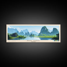 Cargar imagen en el visor de la galería, Ho Coc, Vietnam Panoramic Beach Print, Vacation Gift, Vietnam Wall Art, Beach Painting, Beach Decor, Beach Painting
