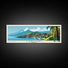 Load image into Gallery viewer, Labengki, Indonesia Panoramic Beach Print, Vacation Gift, Indonesia Wall Art, Framed Canvas Print, Framed Beach Painting
