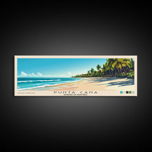 Cargar imagen en el visor de la galería, Punta Cana, Dominican Republic Panoramic Print, Vacation Gift, Dominican Republic Wall Art, Vacation Wall Art, Vacatation Memories, Beach Decor, Beach Or Lakehouse Art

