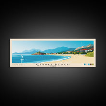 Cargar imagen en el visor de la galería, Çıralı Beach, Turkey Panoramic Print, Vacation Gift, Turkey Wall Art, Beach Painting, Beach Decor, Beach Or Lakehouse Art
