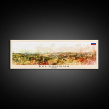Carregar imagem no visualizador da galeria, Balashikha Russia Travel Art, City Art, Framed Canvas Print or Metal Wall Art, Europe Travel Poster, Panoramic Wall Art, Extra Wide Wall Art
