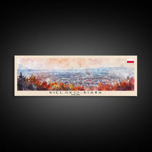 Carregar imagem no visualizador da galeria, Bielsko Biala Poland Travel Art, City Art, Framed Canvas Print or Metal Wall Art, Europe Travel Poster, Panoramic Wall Art, Extra Wide Wall Art
