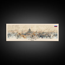 Cargar imagen en el visor de la galería, Chita Russia Travel Print Wall Art, Panoramic City Art, Travel Art, Wall Decor, Vacation Gift, Framed Canvas Print Or Metal Art
