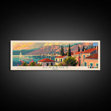 Carregar imagem no visualizador da galeria, Acharnes Greece Travel Print Wall Art, Panoramic City Art, Travel Art, Wall Decor, Vacation Gift, Framed Canvas Print Or Metal Art
