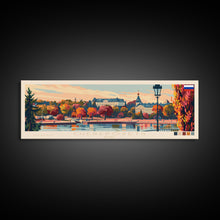 Cargar imagen en el visor de la galería, Cherepovets Russia Travel Print Wall Art, Panoramic City Art, Travel Art, Wall Decor, Vacation Gift, Framed Canvas Print Or Metal Art
