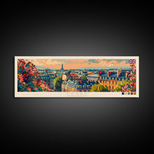 Load image into Gallery viewer, Derby United Kingdom Travel Print Wall Art, Panoramic City Art, Travel Art, Wall Decor, Vacation Gift, Framed Canvas Print Or Metal Art
