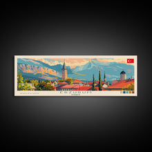 Load image into Gallery viewer, Erzurum Turkey Travel Print Wall Art, Panoramic City Art, Travel Art, Wall Decor, Vacation Gift, Framed Canvas Print Or Metal Art
