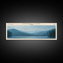 Carregar imagem no visualizador da galeria, Amanka Lake Panoramic Framed Canvas Print, Lake House Art, Rustic Decor, Travel Poster, Scenic Artwork, Home Decoration
