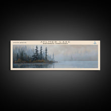 Carregar imagem no visualizador da galeria, Aylmer Lake Panoramic Framed Canvas Print, Lake House Decor, Rustic Art, Travel Poster, Scenic View, Home Decoration
