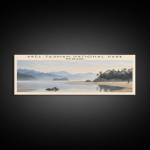 Carregar imagem no visualizador da galeria, Abel Tasman National Park Travel Poster Print, Framed Canvas Print, New Zealand Travel Art, Wood Framed Art, Wall Hanging, Home Decor
