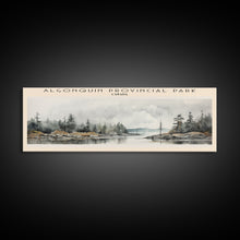Carregar imagem no visualizador da galeria, Algonquin Provincial Park Travel Print Wall Art, Travel Poster Print, Retro Style Home Decor, Wall Hanging, Travel Gift Idea, Metal Art
