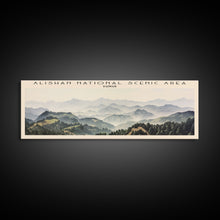 Carregar imagem no visualizador da galeria, Alishan National Scenic Area Travel Poster Print, Framed Canvas Print, Taiwan Travel Art, Wood Framed Art, Wall Hanging, Home Decor
