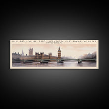 Carregar imagem no visualizador da galeria, Big Ben and the Houses of Parliament Wall Art Travel Poster Print, Gift For Travel Lover, Vacation Gift, COUNTRY Wall Art, Home Decor, Original Art
