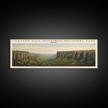 Cargar imagen en el visor de la galería, Chapada dos Guimarães National Park Framed Canvas Print Travel Poster | Wall Art | Home Decor | Gift For Travel Lover | Wall Hanging | Original Art
