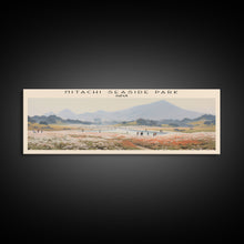 Cargar imagen en el visor de la galería, Hitachi Seaside Park COUNTRY | Framed Travel Poster Canvas Print | Trendy Wall Art | Watercolor Painting | Living Room Art | Unique Art

