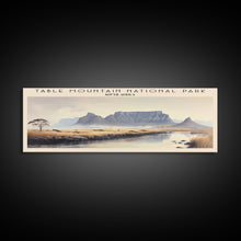 Carregar imagem no visualizador da galeria, Table Mountain Travel Print Wall Art, Travel Poster Print, Retro Style COUNTRY Home Decor, Wall Hanging, Travel Gift Idea, Unique Metal Art
