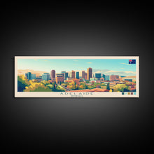 Carregar imagem no visualizador da galeria, Adelaide, Australia Panoramic Travel Poster Canvas Print, Adelaide, Australia Painting, Australia Art, Adelaide Panoramic Travel Art, Travel Painting
