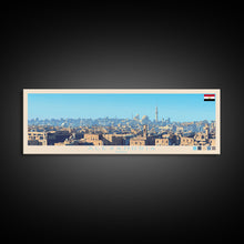 Carregar imagem no visualizador da galeria, Algiers, Algeria Panoramic Travel Poster Canvas Print, Algiers, Algeria Painting, Algeria Art, Algiers Travel Art, Guest Room Painting

