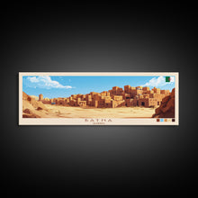 Load image into Gallery viewer, Batna, Algeria Panoramic Travel Poster Canvas Print, Batna, Algeria Painting, Algeria Art, Batna Panoramic Travel Art, Travel Painting
