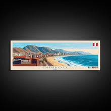 Cargar imagen en el visor de la galería, Chimbote, Peru Panoramic Travel Poster Canvas Print, Chimbote, Peru Painting, Peru Art, Chimbote Travel Art, Living Room Painting
