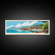 Cargar imagen en el visor de la galería, Chimoio, Mozambique Travel Poster Panoramic Canvas Print, Chimoio, Mozambique Painting, Mozambique Art, Chimoio Travel Art, Guest Room Painting
