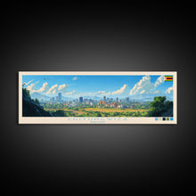 Cargar imagen en el visor de la galería, Chitungwiza, Zimbabwe Panoramic Travel Poster Canvas Print, Chitungwiza, Zimbabwe Painting, Zimbabwe Art, Chitungwiza Panoramic Travel Art, Travel Painting
