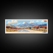 Cargar imagen en el visor de la galería, Colcapirhua, Bolivia Travel Poster Panoramic Canvas Print, Colcapirhua, Bolivia Painting, Bolivia Art, Colcapirhua Travel Art, Guest Room Painting
