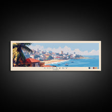 Cargar imagen en el visor de la galería, Conakry, Guinea Panoramic Travel Poster Canvas Print, Conakry, Guinea Painting, Guinea Art, Conakry Travel Art, Guest Room Painting
