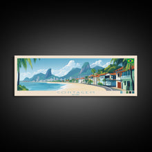 Cargar imagen en el visor de la galería, Contagem, Brazil Panoramic Travel Poster Canvas Print, Contagem, Brazil Painting, Brazil Art, Contagem Travel Art, Guest Room Painting
