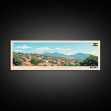 Load image into Gallery viewer, Dire Dawa, Ethiopia Travel Poster Panoramic Canvas Print, Dire Dawa, Ethiopia Painting, Ethiopia Art, Dire Dawa Travel Art, Guest Room Painting
