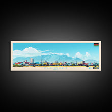 Load image into Gallery viewer, El-Obeid,  Sudan Travel Poster Panoramic Canvas Print, El-Obeid,  Sudan Painting,  Sudan Art, El-Obeid Travel Art, Guest Room Painting
