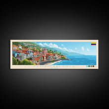 Carregar imagem no visualizador da galeria, Floridablanca, Colombia Panoramic Travel Poster Canvas Print, Floridablanca, Colombia Painting, Colombia Art, Floridablanca Travel Art, Guest Room Painting
