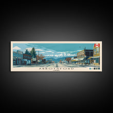 Carregar imagem no visualizador da galeria, Abbotsford, Canada Panoramic Canvas Print, Abbotsford, Canada Painting, Canada Art, Abbotsford Travel Poster, Travel Art, Guest Room Painting
