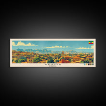 Carregar imagem no visualizador da galeria, Adama, Ethiopia Panoramic Canvas Print, Adama, Ethiopia Painting, Ethiopia Art, Adama Travel Poster, Travel Art, Vacation Gift

