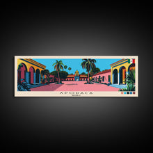 Carregar imagem no visualizador da galeria, Apodaca, Mexico Panoramic Canvas Print, Apodaca, Mexico Painting, Mexico Art, Apodaca Travel Poster, Travel Art, Vacation Gift
