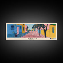 Carregar imagem no visualizador da galeria, Awassa, Ethiopia Panoramic Canvas Print, Awassa, Ethiopia Painting, Ethiopia Art, Awassa Travel Poster, Travel Art, Living Room Painting
