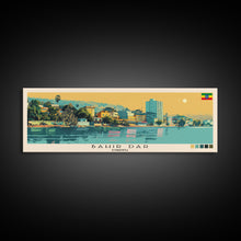 Carregar imagem no visualizador da galeria, Bahir Dar, Ethiopia Panoramic Canvas Print, Bahir Dar, Ethiopia Painting, Ethiopia Art, Bahir Dar Travel Poster, Travel Art, Guest Room Painting
