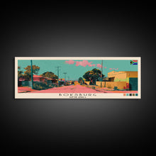 Load image into Gallery viewer, Boksburg, South Africa Panoramic Canvas Print, Boksburg, South Africa Painting, South Africa Art, Boksburg Travel Poster, Travel Art, Housewarming Gift
