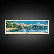 Carregar imagem no visualizador da galeria, Cairns, Australia Panoramic Canvas Print, Cairns, Australia Painting, Australia Art, Cairns Travel Poster, Travel Art, Living Room Painting
