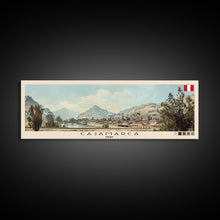 Carregar imagem no visualizador da galeria, Cajamarca, Peru Panoramic Canvas Print, Cajamarca, Peru Painting, Peru Art, Cajamarca Travel Poster, Travel Art, Guest Room Painting
