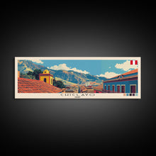 Cargar imagen en el visor de la galería, Chiclayo, Peru Panoramic Canvas Print, Chiclayo, Peru Painting, Peru Art, Chiclayo Travel Poster, Travel Art, Guest Room Painting
