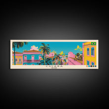 Load image into Gallery viewer, Cuiaba, Brazil Panoramic Canvas Print, Cuiaba, Brazil Painting, Brazil Art, Cuiaba Travel Poster, Travel Art, Vacation Gift
